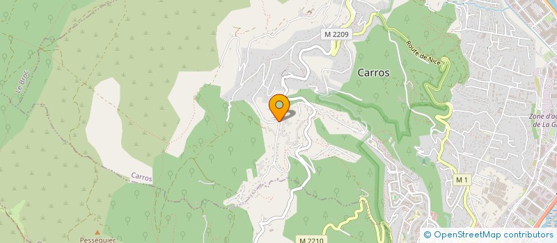 localisation de l'entreprise MONSIEUR JUSTIN OTHMAN à CARROS