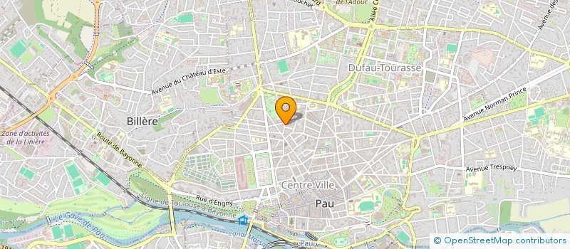 localisation de l'entreprise MONSIEUR JUSTIN OUEDRAOGO à PAU