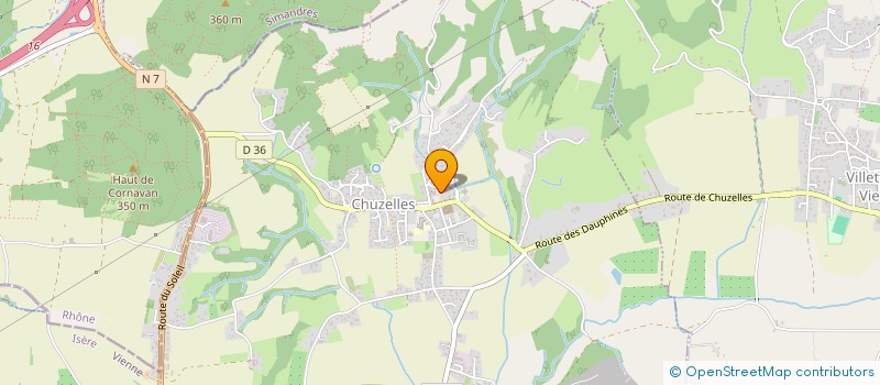 localisation de l'entreprise MONSIEUR JUSTIN PEREZ  CHUZELLES