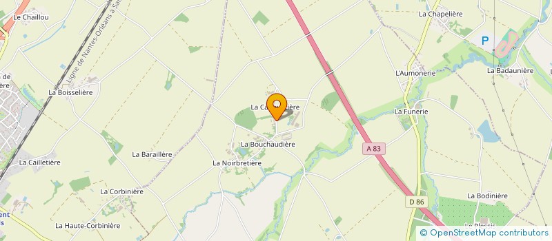 localisation de l'entreprise MONSIEUR JUSTIN PIVETEAU à LES BROUZILS