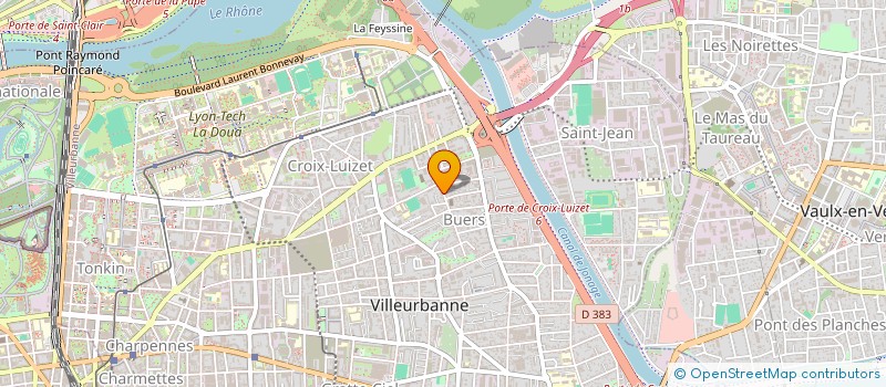 localisation de l'entreprise MONSIEUR JUSTIN RAY  VILLEURBANNE