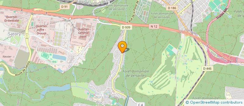 localisation de l'entreprise MONSIEUR JUSTIN RAYMOND  BUC