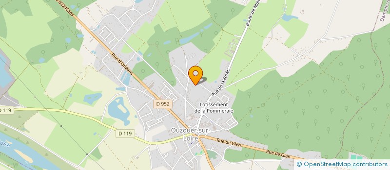 localisation de l'entreprise MONSIEUR JUSTIN RODRIGUES à OUZOUER-SUR-LOIRE