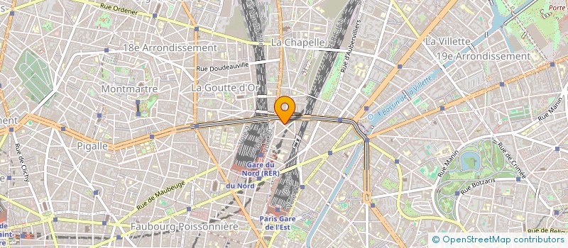 localisation de l'entreprise MONSIEUR JUSTIN SERIGBA  PARIS