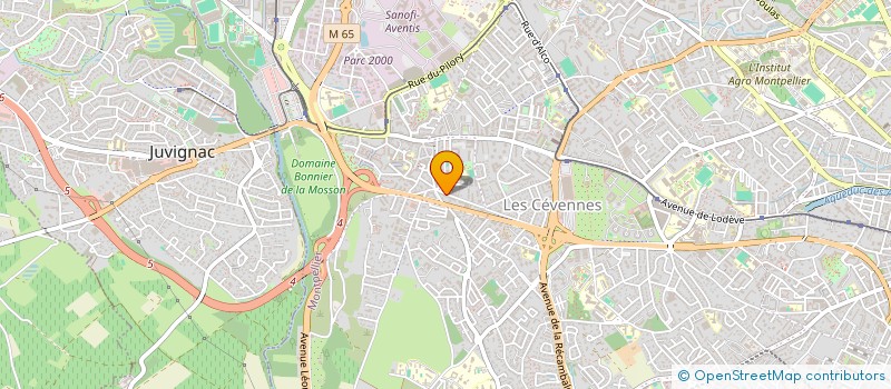localisation de l'entreprise MONSIEUR JUSTIN THOMAS à MONTPELLIER