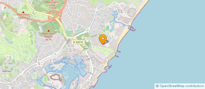 localisation de l'entreprise MONSIEUR JUSTIN TRUJILLO  AGDE