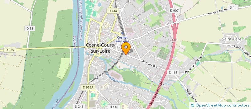 localisation de l'entreprise MONSIEUR JUSTIN VACHEY à COSNE-COURS-SUR-LOIRE