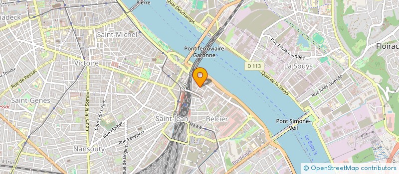 localisation de l'entreprise MONSIEUR JUSTIN VALET  BORDEAUX