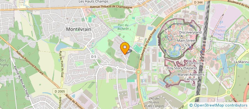 localisation de l'entreprise MONSIEUR JUSTIN VERGER  MONTRY