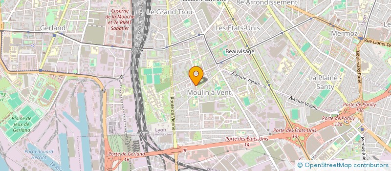 localisation de l'entreprise MONSIEUR JUSTIN VERT  VENISSIEUX