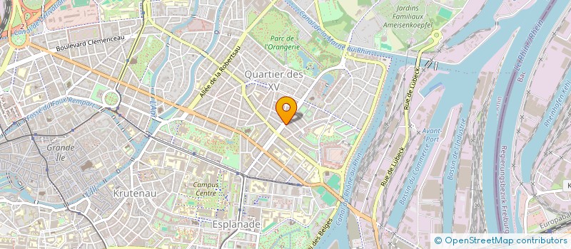 localisation de l'entreprise MONSIEUR JUSTIN YILMAZ à STRASBOURG