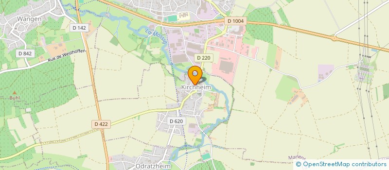 localisation de l'entreprise MONSIEUR JUSTIN ZIMMERMANN  KIRCHHEIM