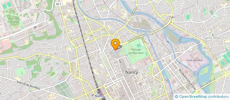 localisation de l'entreprise MONSIEUR JUSTINE EECKHOUT  NANCY