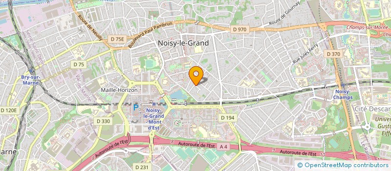 localisation de l'entreprise MONSIEUR JUSTINO MENINO  NOISY-LE-GRAND