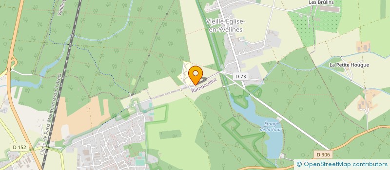 localisation de l'entreprise MONSIEUR JUSTO JUSTO POUYE NGUEMA à RAMBOUILLET