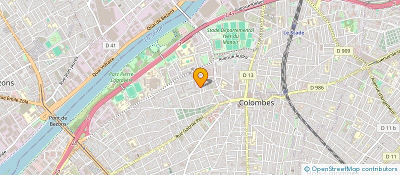 localisation de l'entreprise MONSIEUR JUVENAL GREGORIO à COLOMBES