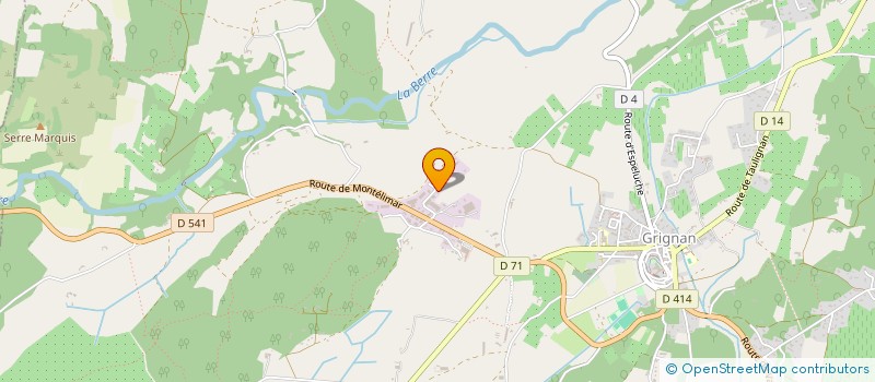 localisation de l'entreprise MONSIEUR JUVENCE RAOELINA  GRIGNAN