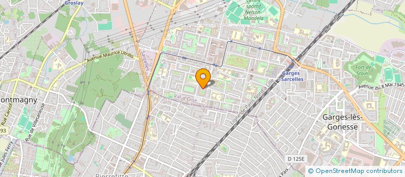 localisation de l'entreprise MONSIEUR JUVENCY LUVANGAMO  SARCELLES