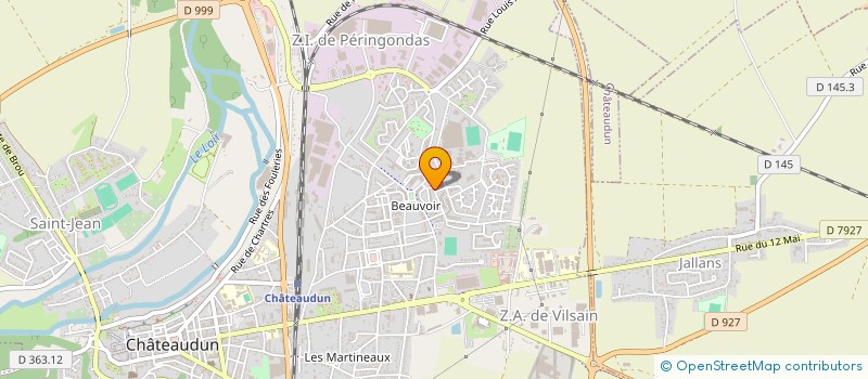 localisation de l'entreprise MONSIEUR JUVET FANEL BOUNKAZI BOUCKAS à CHATEAUDUN