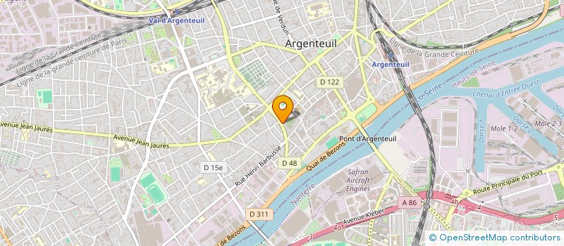 localisation de l'entreprise MONSIEUR JUWEL RANA  ARGENTEUIL