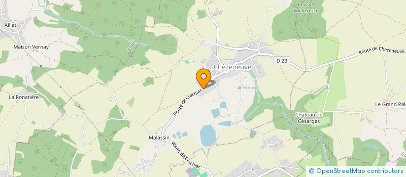 localisation de l'entreprise MONSIEUR JYANN MASTAN  CHEZENEUVE