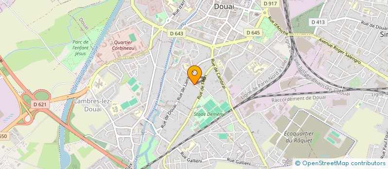 localisation de l'entreprise MONSIEUR JYM VANDERSNICKT à DOUAI
