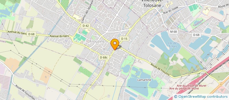 localisation de l'entreprise MONSIEUR KA HAO  CUGNAUX