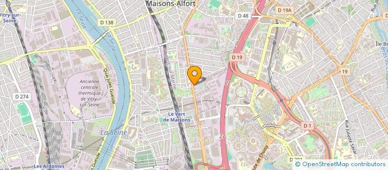 localisation de l'entreprise MONSIEUR KA- NGOY YAKASADI  MAISONS-ALFORT