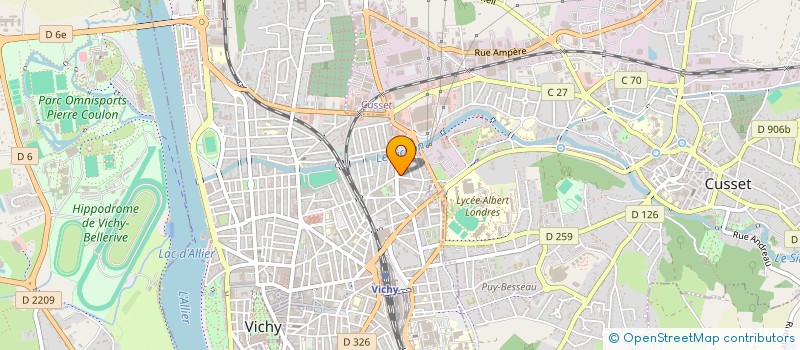 localisation de l'entreprise MONSIEUR KAAB SOUSSOU  VICHY