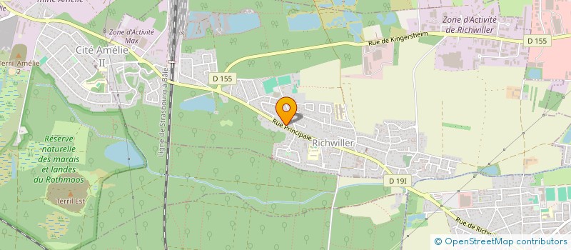 localisation de l'entreprise MONSIEUR KAAN BULUT  KINGERSHEIM