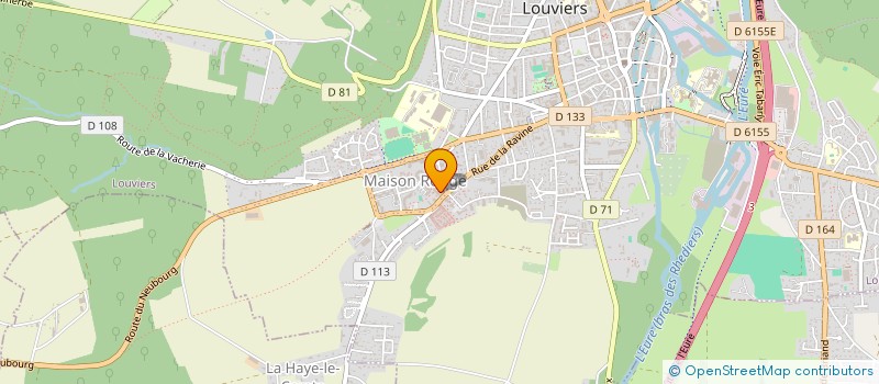 localisation de l'entreprise MONSIEUR KAAN-HAN BATIR  LOUVIERS