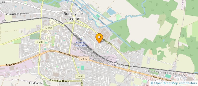 localisation de l'entreprise MONSIEUR KAAN OBUK  ROMILLY-SUR-SEINE
