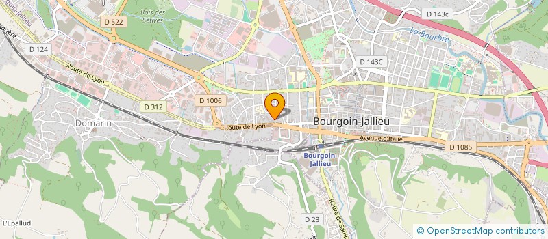 localisation de l'entreprise MONSIEUR KAAN PARLAR  BOURGOIN-JALLIEU