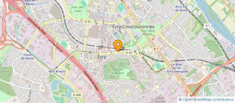 localisation de l'entreprise MONSIEUR KABA BANGALY DIAKITE  EVRY-COURCOURONNES