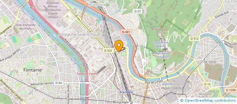 localisation de l'entreprise MONSIEUR KABA CAMARA  GRENOBLE