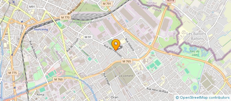 localisation de l'entreprise MONSIEUR KABEER MOHAMMADI  WATTRELOS