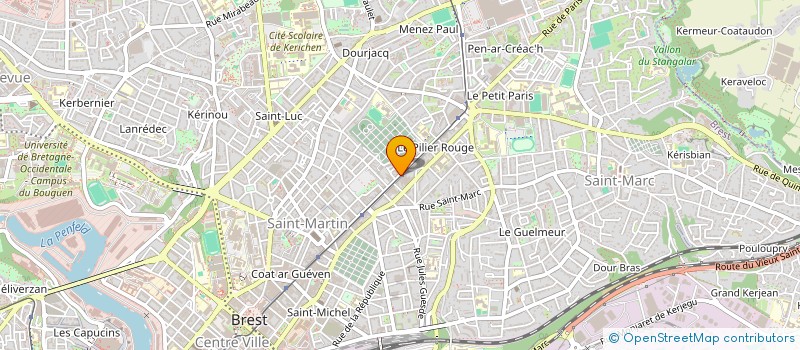 localisation de l'entreprise MONSIEUR KABIL HAFFAR à BREST