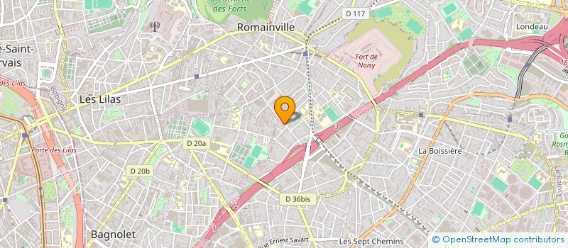 localisation de l'entreprise MONSIEUR KABILAN KRISHNAKUMAR à ROMAINVILLE