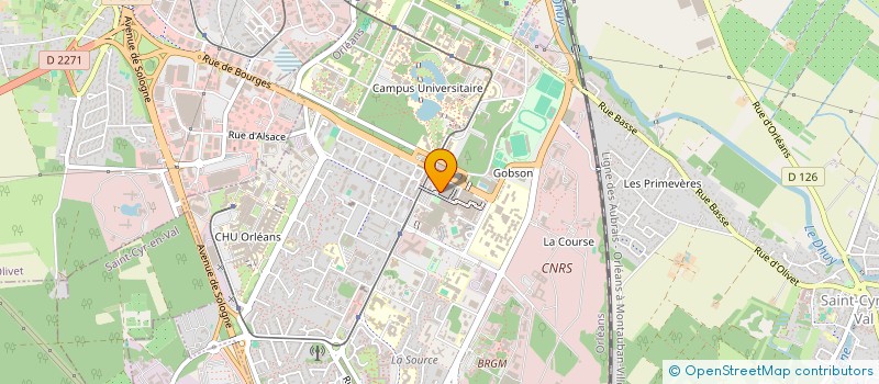 localisation de l'entreprise MONSIEUR KABILL AZROUR  ORLEANS