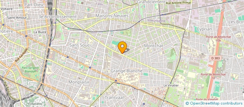 localisation de l'entreprise MONSIEUR KABINE KALLO  LYON