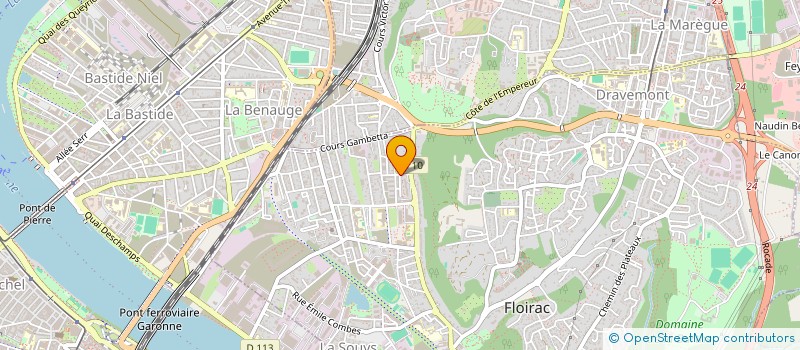 localisation de l'entreprise MONSIEUR KABIR LEMTAFFAH FELLAHI à FLOIRAC