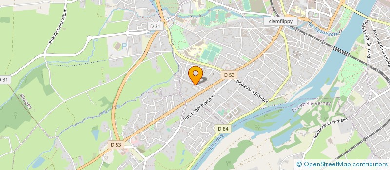 localisation de l'entreprise MONSIEUR KABIR SAHIN  ROANNE