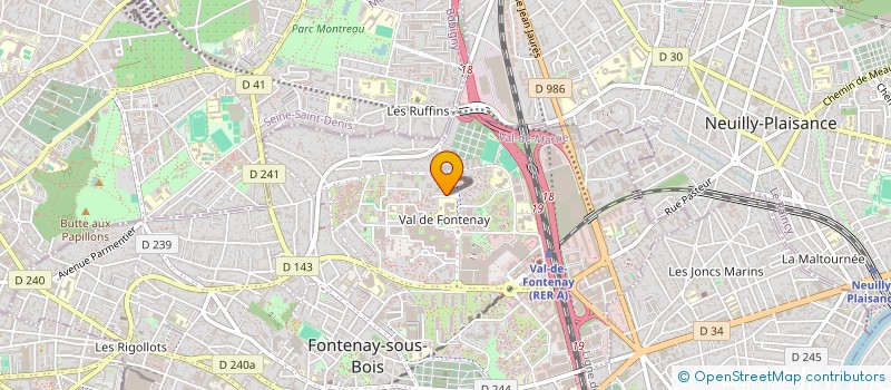 localisation de l'entreprise MONSIEUR KABLAN MOULARET à FONTENAY-SOUS-BOIS