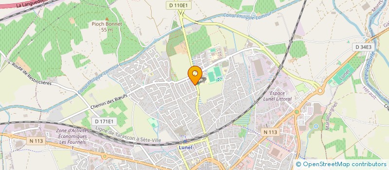 localisation de l'entreprise MONSIEUR KACEM ABEKA  LUNEL