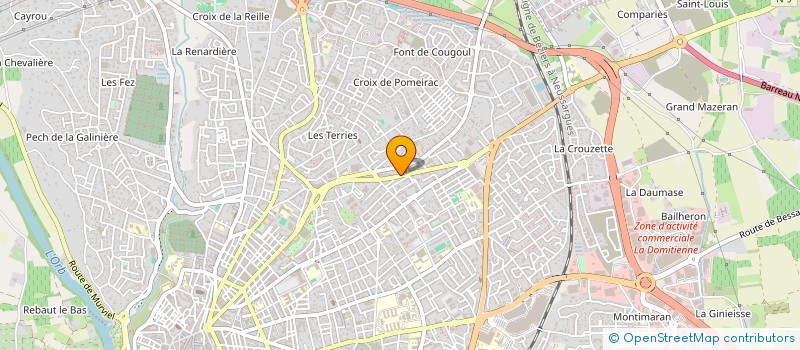 localisation de l'entreprise MONSIEUR KACEM ARRAISS  BEZIERS