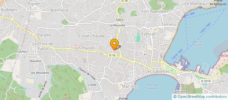 localisation de l'entreprise MONSIEUR KACEM BEN MEFTAH  LA SEYNE-SUR-MER