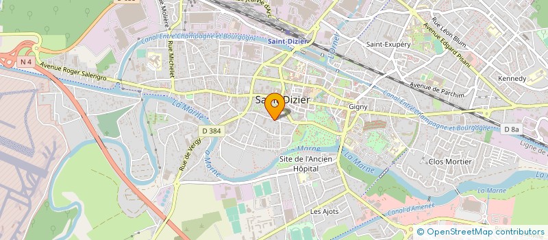 localisation de l'entreprise MONSIEUR KACEM BOUAZZA à SAINT-DIZIER