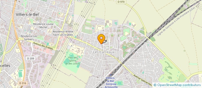 localisation de l'entreprise MONSIEUR KACEM CHARFI  VILLIERS-LE-BEL