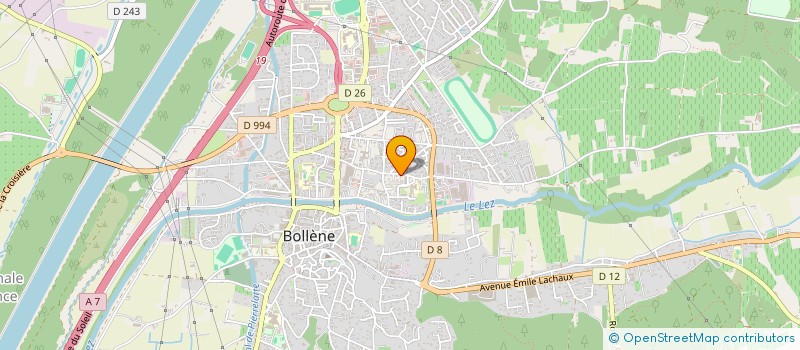 localisation de l'entreprise MONSIEUR KACEM EL KHANFOUSSE à BOLLENE