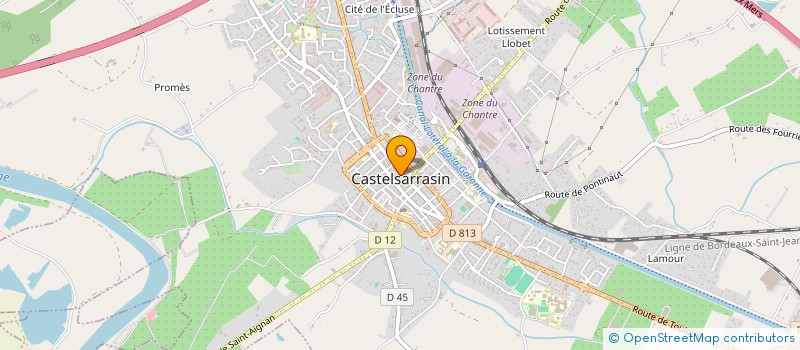 localisation de l'entreprise MONSIEUR KACEM EL NAJAH  CASTELSARRASIN